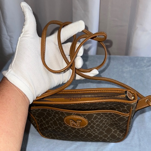 Brown and Tan Crossbody Bag - Picture 12 of 12